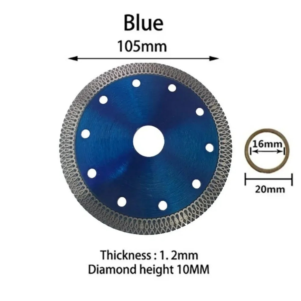 105MM/115MM/125MM Turbo Diamond Saw Blade Granite Marble Cutting Disc Porcelain Tile Ceramic 3 Size Angle Grinder Power Tools Qme