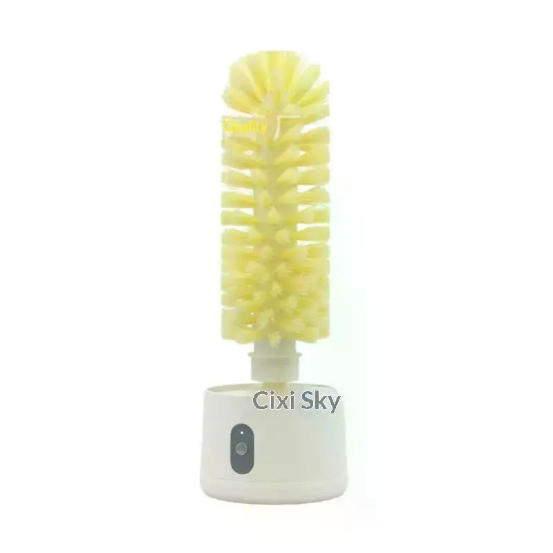 Electric Cup Scrubber Glass Cleaner Lazy Bottle Brush Sink Kitchen Cleaning Tools Qme
