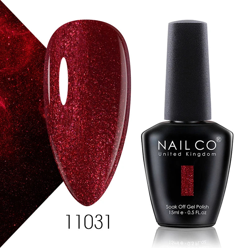 NAILCO 131 Colors Nail Gel Polish Off LED Semi Permanant Art Hybrid