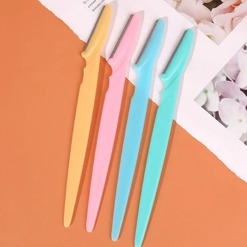 Eyebrow Trimmer Eyebrow Razor Safety Face Shaver Eye Brow Shaper Portable Blades Hair Removal Cutters for Woman Cosmetic Tools Qme