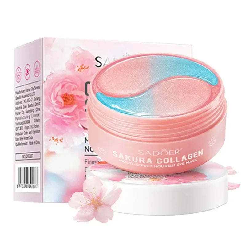 SADOER Sakura Collagen Eye Mask Anti Dark Circles Eyes Bags Removal Qme Default Title
