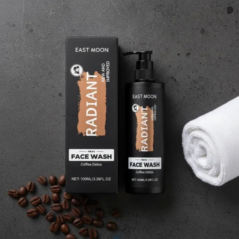 Men Facial Wash Deep Cleansing Oil Control Exfoliating Whitening Qme