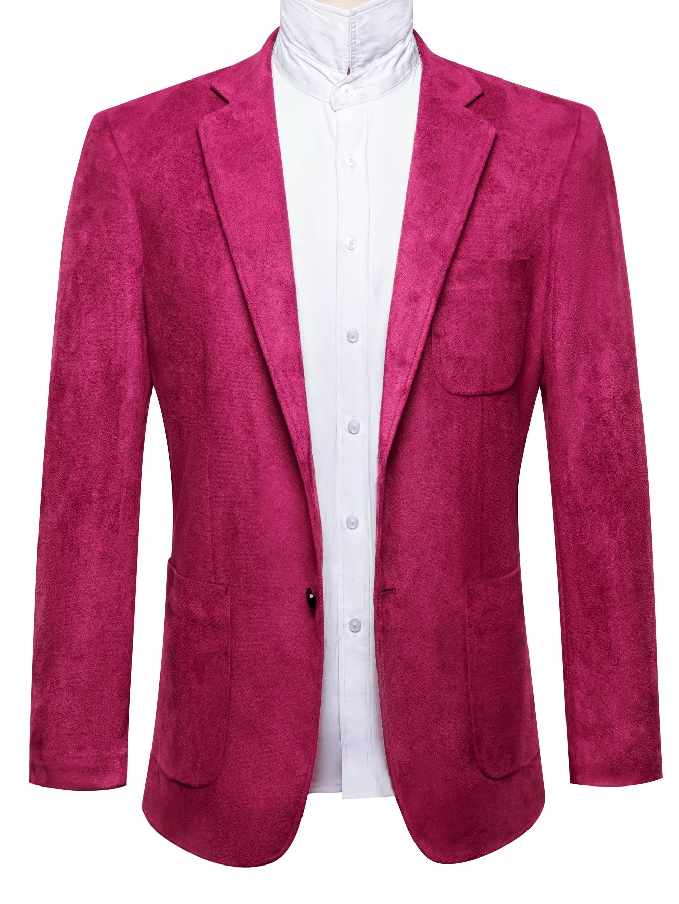 Vintage Mens Suede Blazer Jacket Casual Business Single Breasted Suit Qme DPT-XX-0005 XXXL
