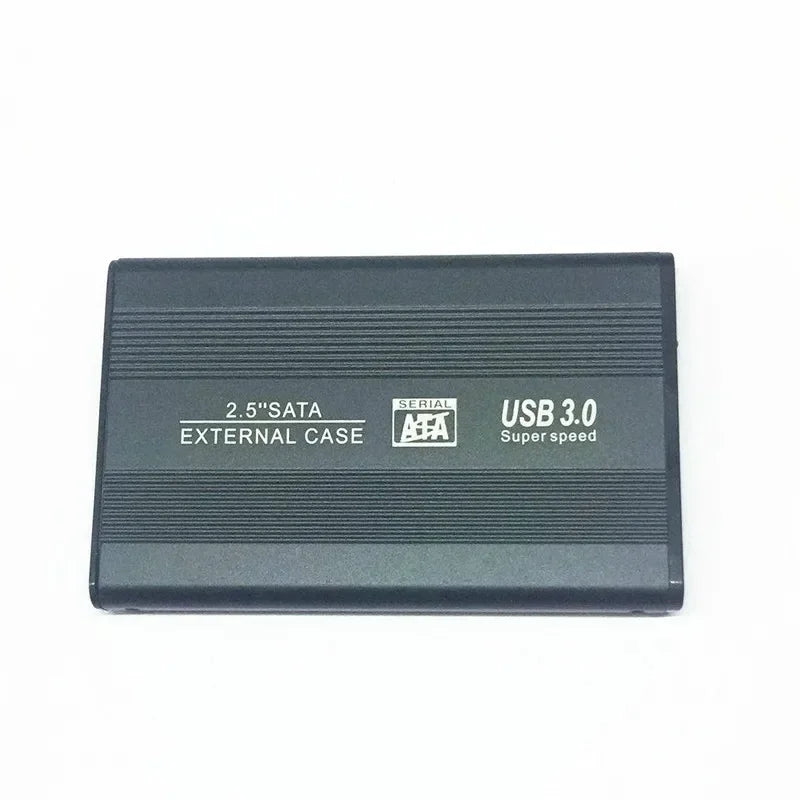2.5 Inch USB3.0 External HDD Case Hard Drive Box Hard Disk Case Sata To Usb HDD Enclosure Case for Hard Drive Qme black