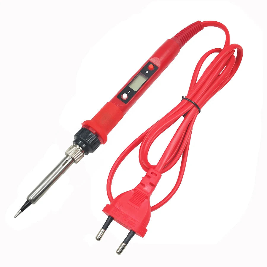 80W Digital Electric Soldering Iron 220V 110V Temperature Adjustable Qme