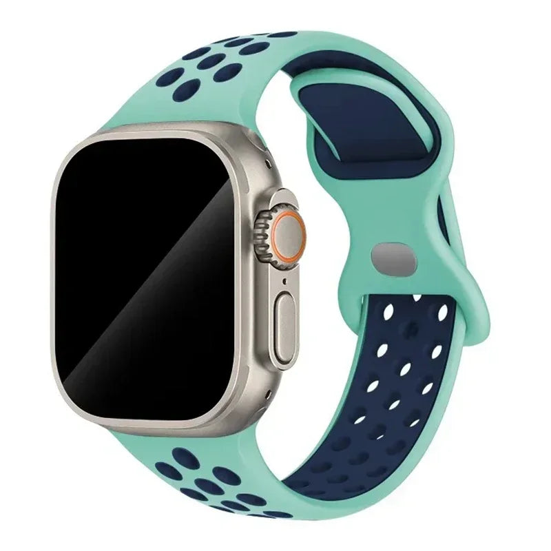 Silicone Strap Apple Watch Band Ultra 2 Sport Bracelet Iwatch Series