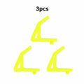 3/6/9Pcs Heavy Duty Shelf Support Hooks 10.3mm Hole Spacing Universal Auxiliary Fittings For Garage Warehouse Storage Racks Qme yellow 3pcs