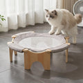 Elevated Cat Bed Wooden Stand Cooling Damp-Proof Indoor Pet Supplies Cat Hammock Stand Sleeping Bed For Small Medium Kitten Qme China Mainland
