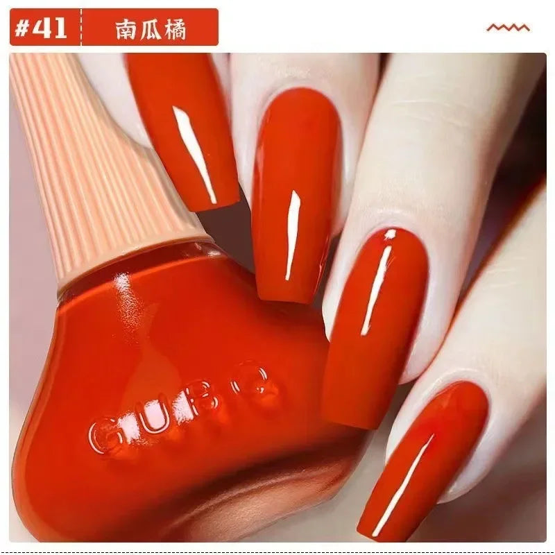 45 Colors Nail Polish Oil-based Nails No-bake Quick Dry Non-tear