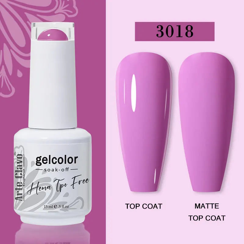 Arte Clavo Red Series Nail Polish Party Colors Gel Varnishes All