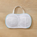 Coarse Mesh Bra Bag, Washing Machine, Underwear Care Bag, Anti Deformation Machine Washing, Thickened And Durable Mesh Bag Qme Blue with bracket