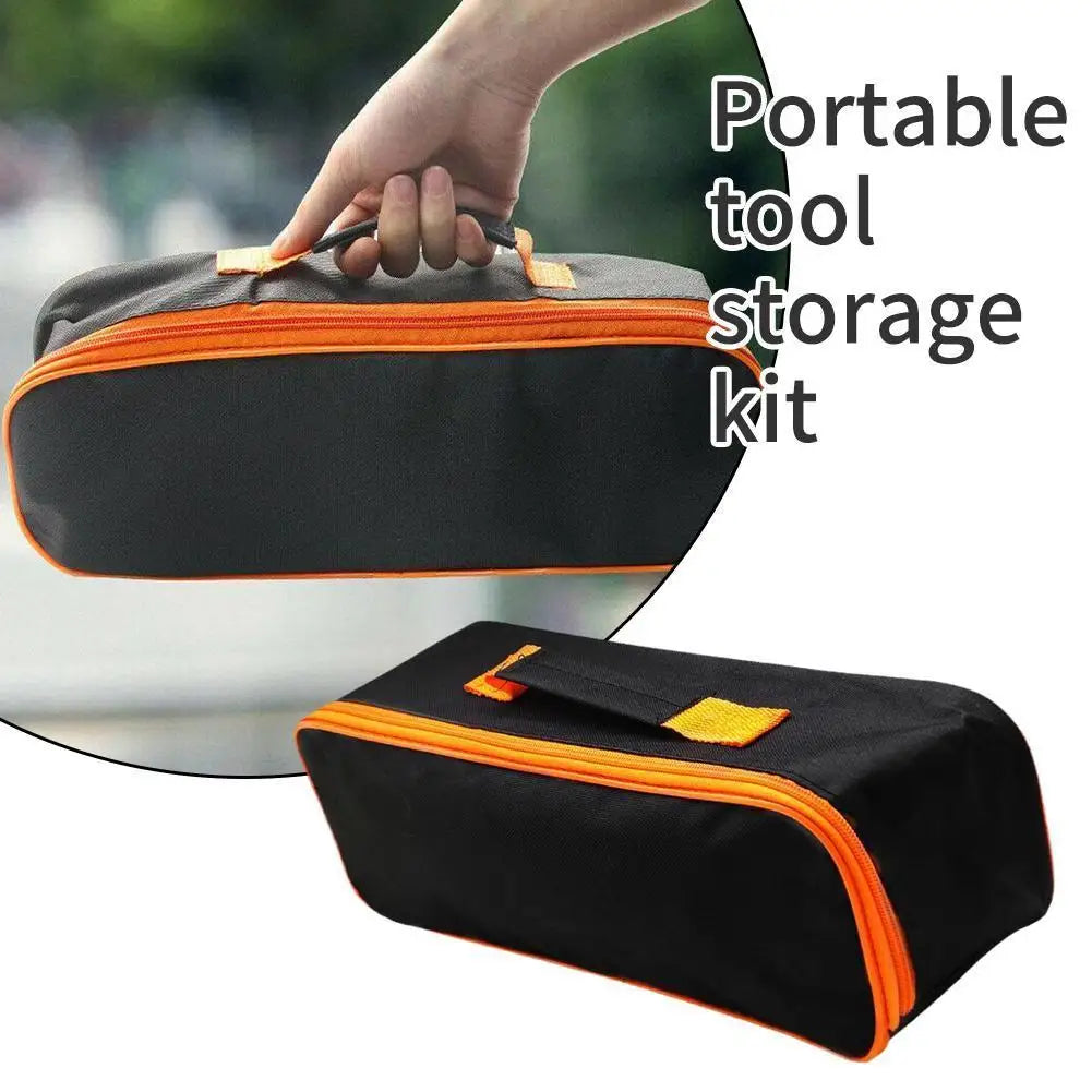3 Sizes Tool Pouch With Zipper,Tool Bag For Screw Plier Wrench Screwdriver Mechanic Car Vacuum Hand Power Tool Storage Organizer Qme
