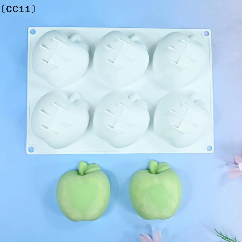 Cherry Design Food Grade French Fruit Mousse Mould Silicone Cake Mold Qme