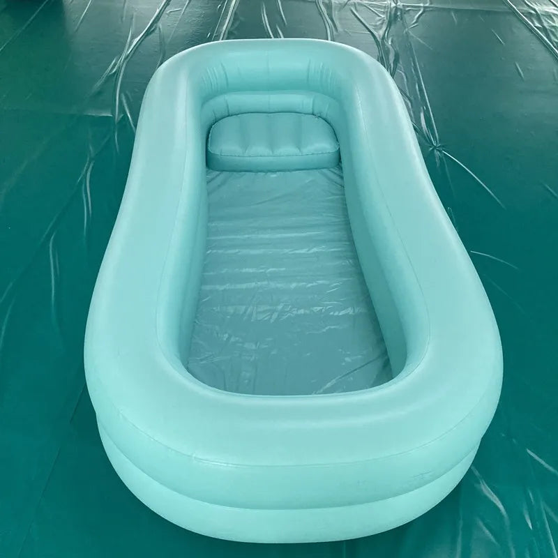 PVC inflatable bathtub for home medical care, environmentally friendly portable medical care, patient-specific bathing pool Qme