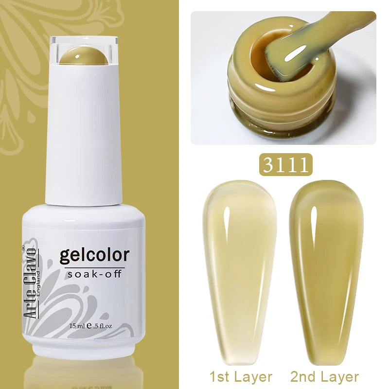 Arte Clavo Macaron Spring Series Gel Nail Polish Pigment Semi