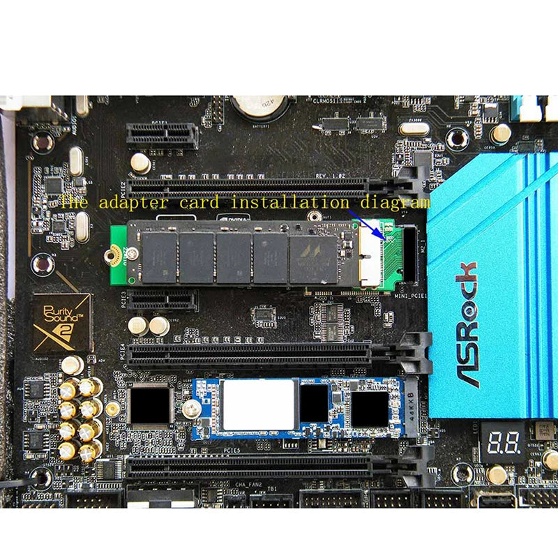 PCI-e Adapter Converter Card Computer Accessories C26 Macbook Air Qme