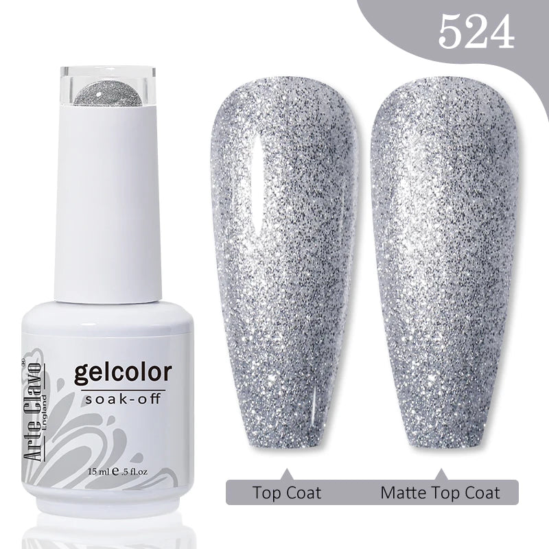 Arte Clavo Gel Nail Polishes Pink Nude Hybrid Lak Manicure