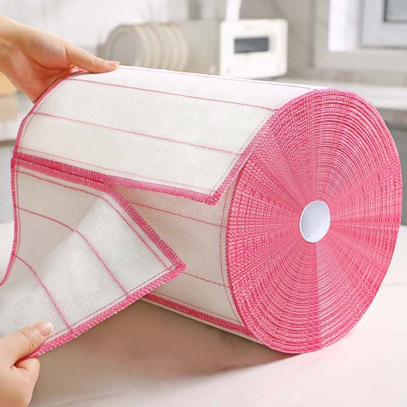 20Pcs Kitchen Towels Cotton Dishcloth Super Absorbent Non-stick Oil Reusable Cleaning Cloth Kitchen Daily Dish Towels Qme