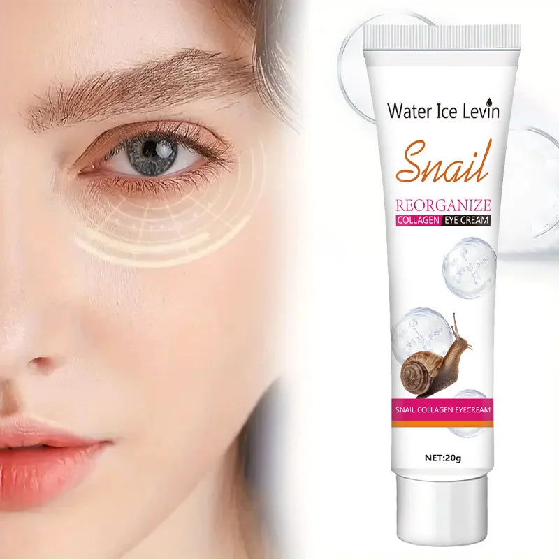 Snail Collagen Eye Cream Firming Moisturizing Anti Dark Circles Remove Eye Bags Skincare Eyes Creams Skin Care for Eyes Qme