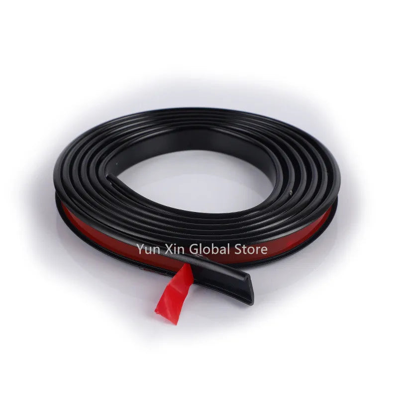 U-shaped Self-Adhesive Edge Banding Decorative Strip Wood Board Table Chair Protector Cover Furniture Seal Strip Home Decoration Qme Black 20mm 5m
