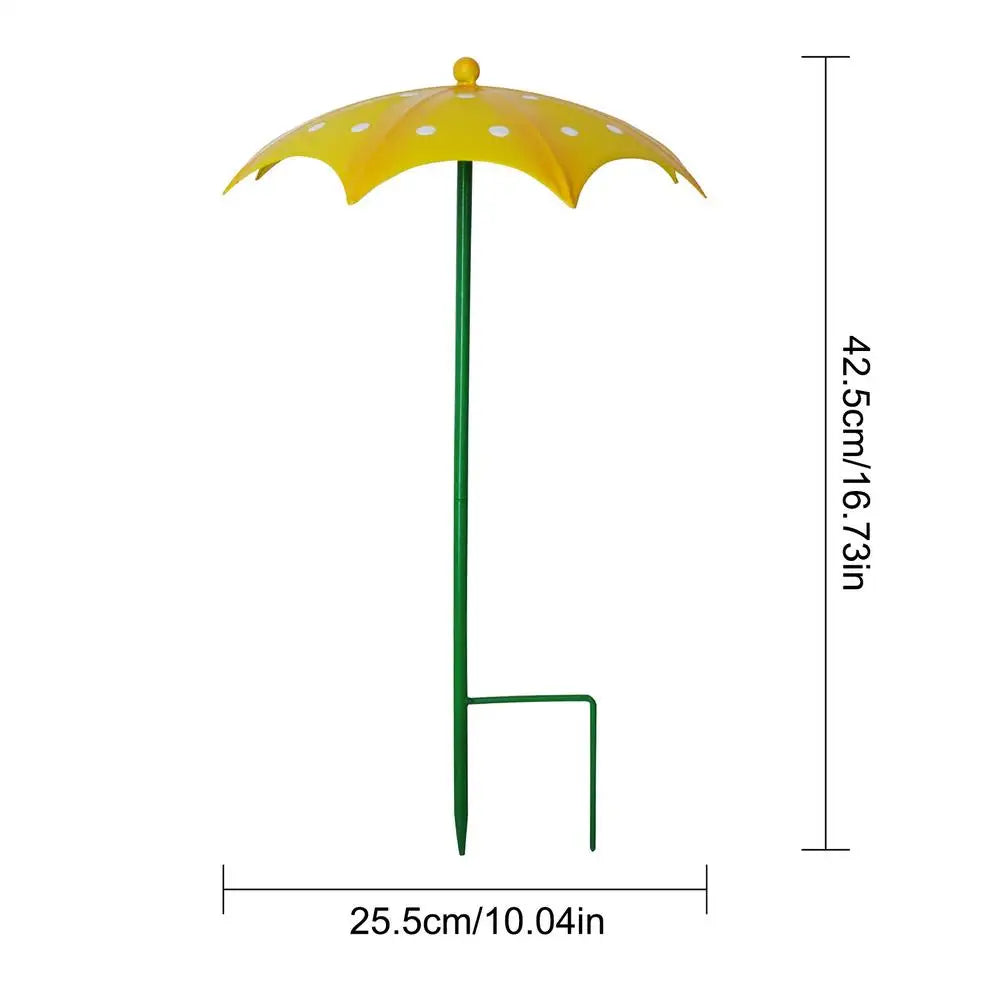 Plant Umbrella Mini Portable UV Protection Parasol Plant Shade for Pool Beach Garden Picnic Outside Balcony Party Camping Rain Qme Yellow CN
