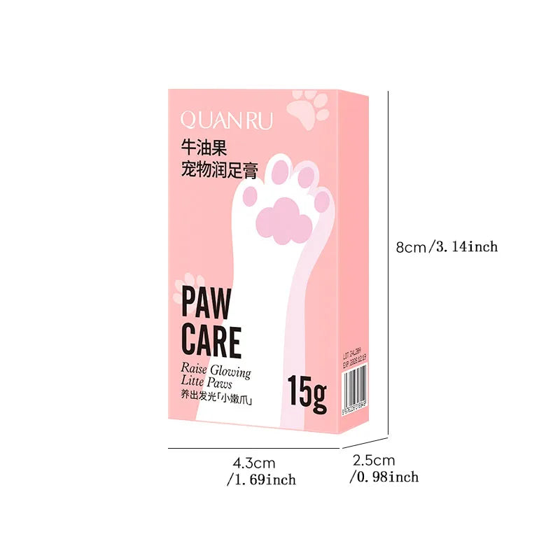Pet Paw Care Cream Rich Natural Plant Ingredients Gentle Moisturizing Qme