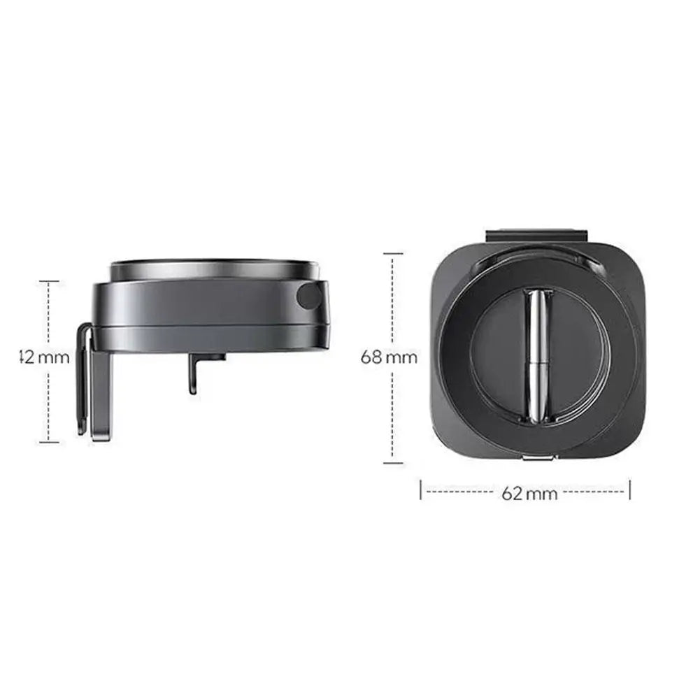 Magnetic Car Headrest Mount For Magsafe iPhone 360° Rotating Rear Seat Phone Holder Adjustable Car Bracket For Tablet Phone Qme