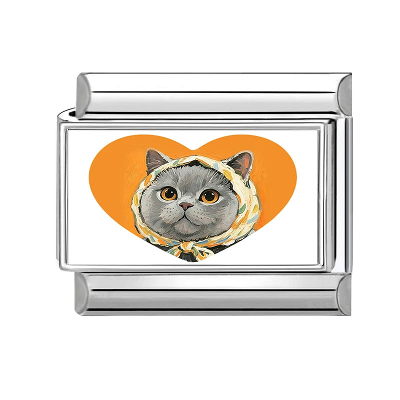 2026 Women Romantic Heart Shiny CZ Pattern Italian Charm Links Fit
