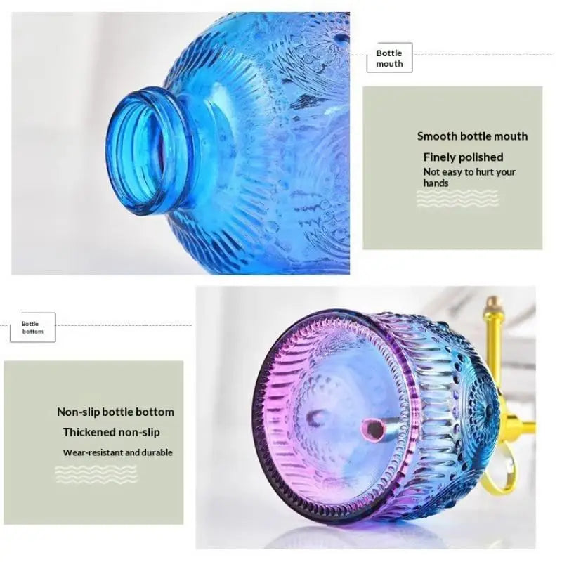 Watering Can Colored Glass Spary Bottle Plant Mister House Plants Qme