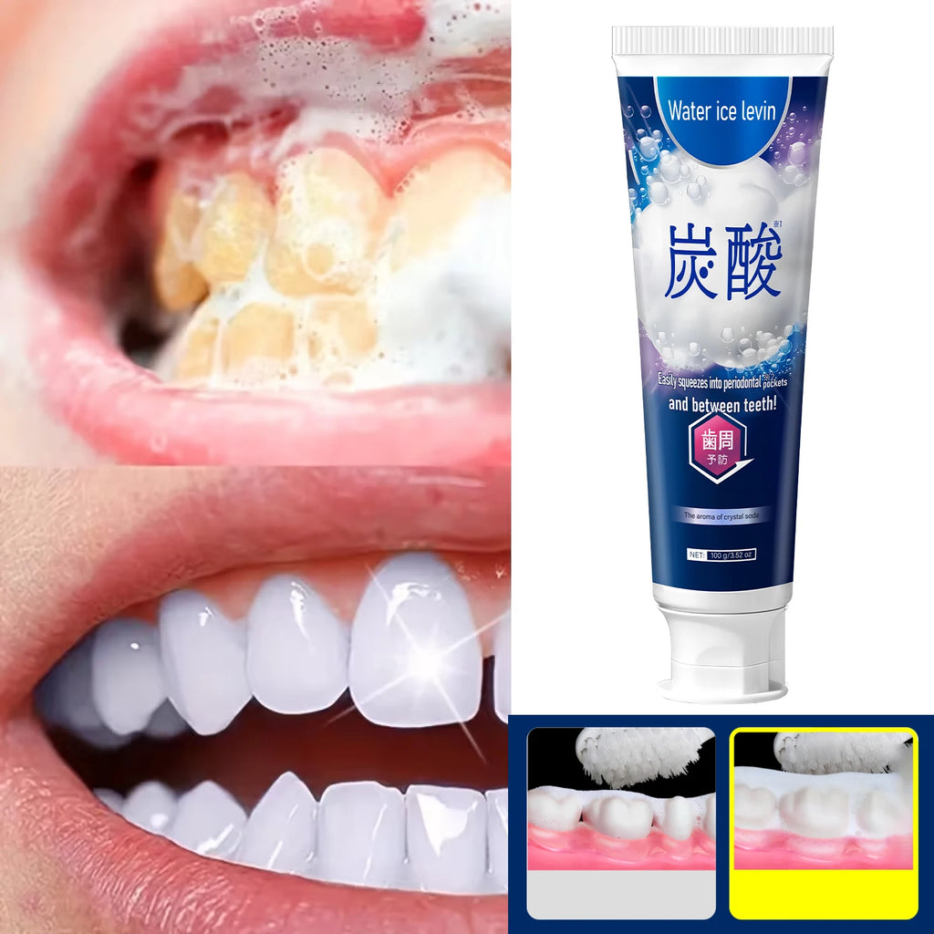 Remineralizing Hydroxyapatite Toothpaste with Vitamin C & Ceramide, Deep Clean Periodontal Pockets, Moisturizing Mint Flavor Qme