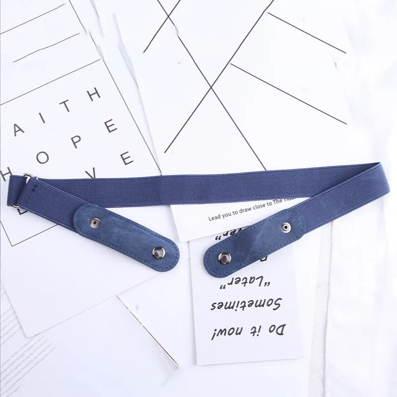 Buckle-free Elastic Invisible Belt Jeans Without Buckle Easy Belts Qme A2 60-95cm China Mainland