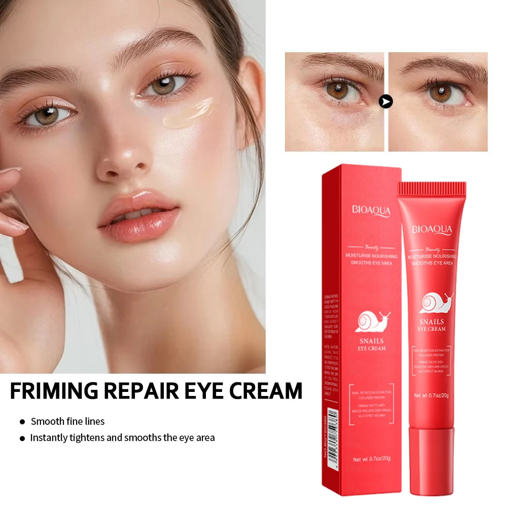 Effectively Faded Wrinkle Reduce Eye Cream Collagen Decrease Fine Lines Eye Bags Anti Dark Circle Puffiness Moisturizing Firming Qme