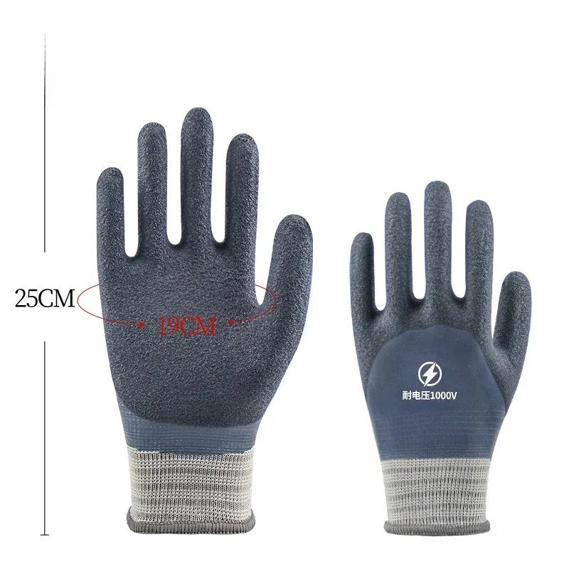 1PCS Ultra Thin Touchscreen Low Voltage Insulating Gloves for New Energy Vehicles 400V 380V Live Working Shockproof Qme
