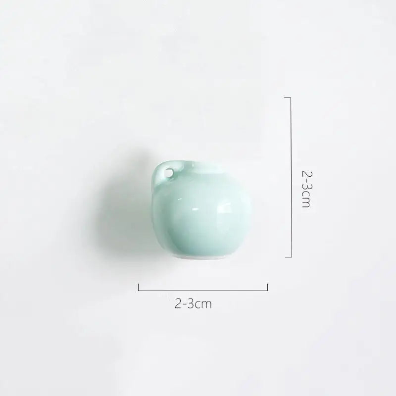 Mini Ceramic Vase Fridge Magnet 3D Micro Landscape Decorative Plant Qme 06