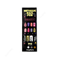 4 Colors Metal Nail Art Graffiti Pen Set Nail Marker Drawing Pen, Waterproof DIY Art Nail Painting Manicure Pen Qme 4 colors