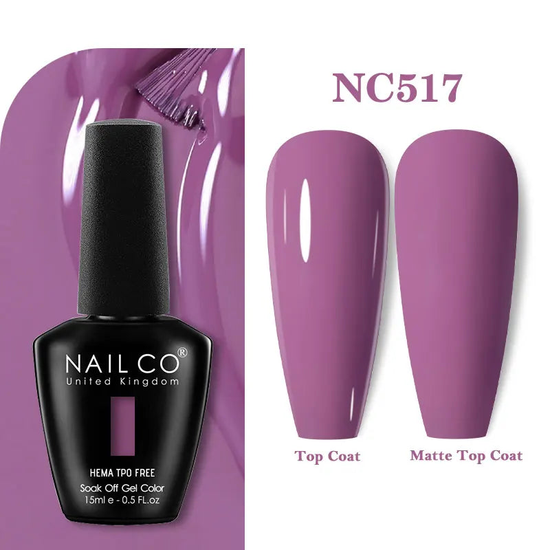 NAILCO Coat Base Gel Nail Polish Nails Art Semi Permanent Lacquer