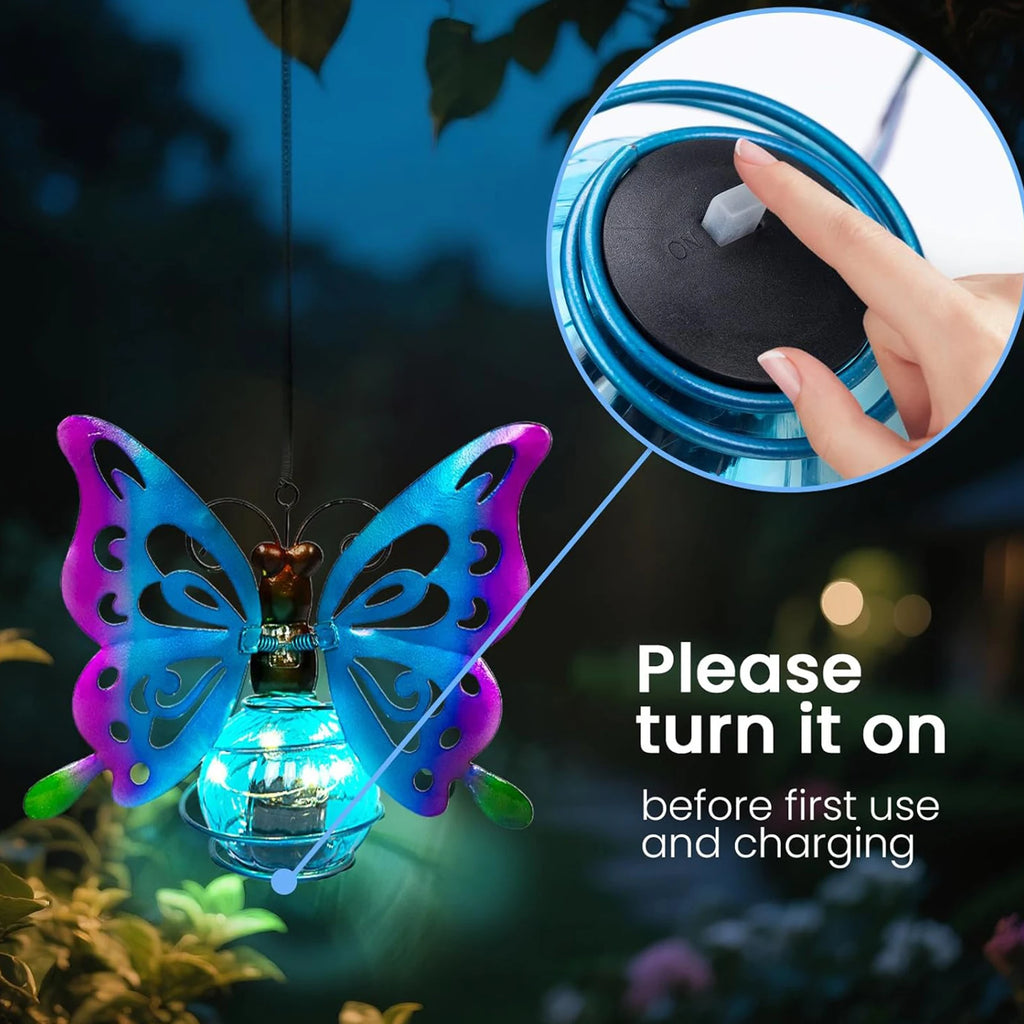 Solar Insect Lights Outdoor Suspended Insect Simulation Light Designed Specifically For Garden Decor Waterproof Outdoor Light Qme