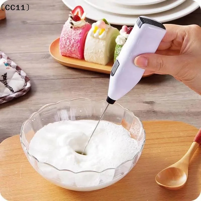 Portable Electric Handheld Egg Whisk Speed Mixing Ergonomic Handle Qme