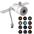 USB Galaxy Projector 2 Modes 12 Projection Films Decoration Galaxy Projector Night Light For Relaxing Sleeping Bedroom Living Qme as shown China Mainland
