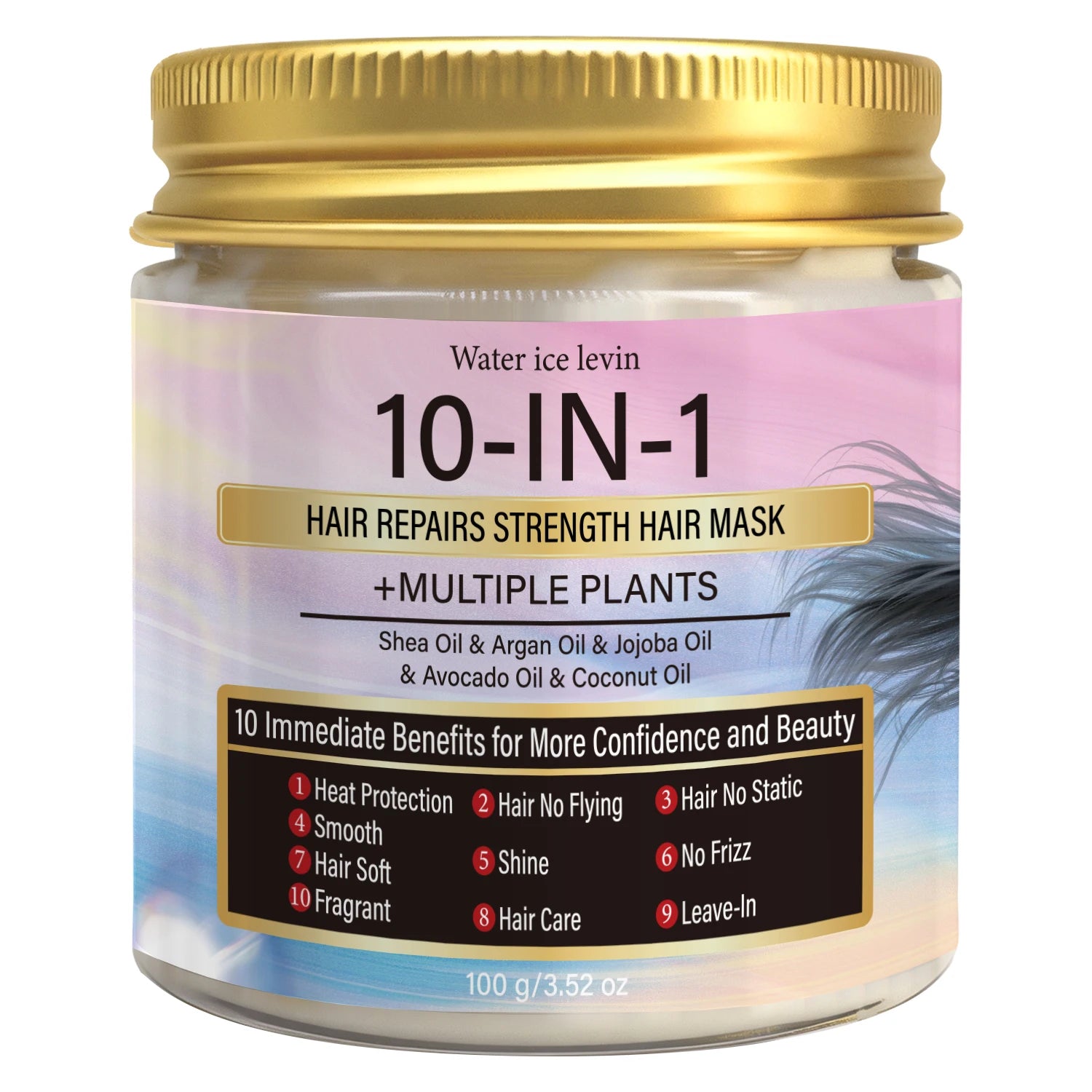 Multi-Oil Hair Mask with Keratin & Biotin, 10-in-1 Repair for Smooth, Shiny Hair Qme