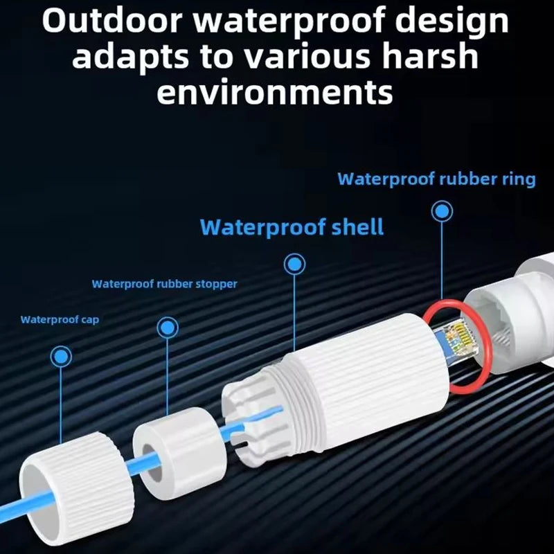 New POE Extender/Repeater Outdoor Waterproof 200meters Extension POE injector Adapter IEEE802.3at/af Qme