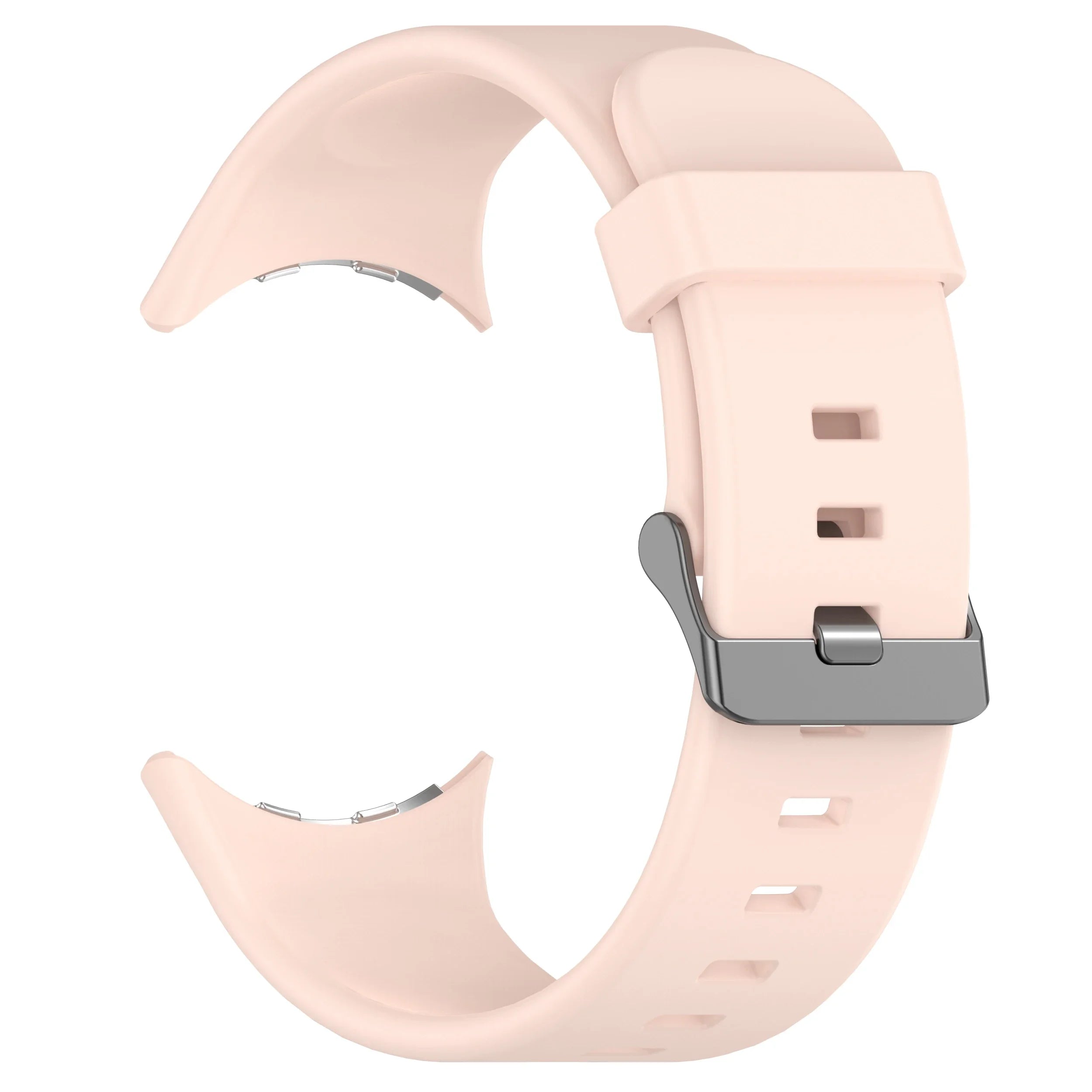 Silicone Strap for Google Pixel Watch 3 45mm Replacement Sport Bracelet Correa for Pixel Watch 3 Band Accessories Qme Pink Pixel Watch 3 45mm