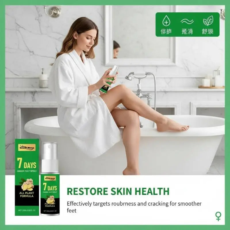 Foot Deodorant Antiperspirant Spray Non Pungent Odor Removal Qme