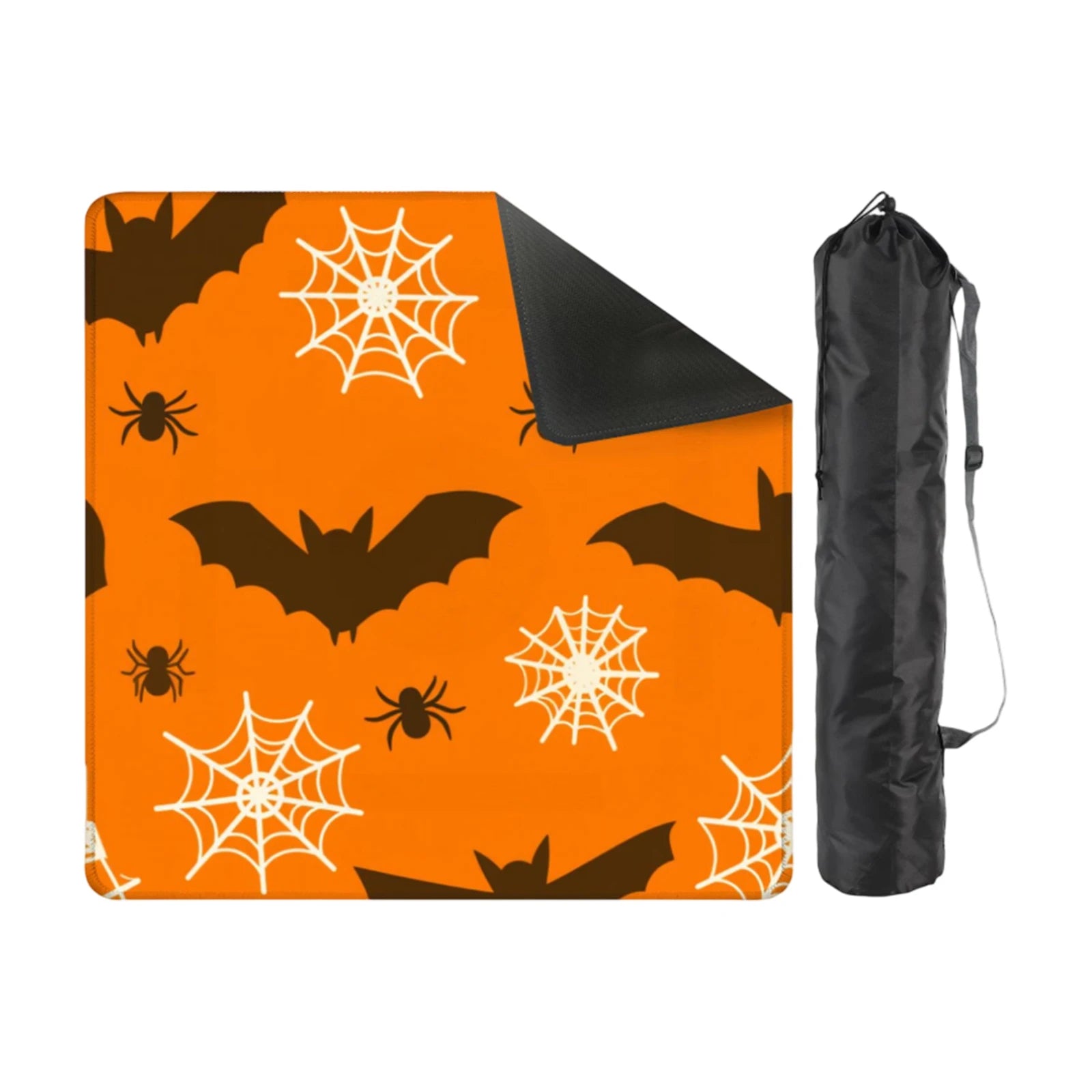 Halloween Pumpkin Ghost Elements Decorative Table Pad for Mahjong Party Home Table Placemat Foldable Durable Multipropose Mat Qme D One Size