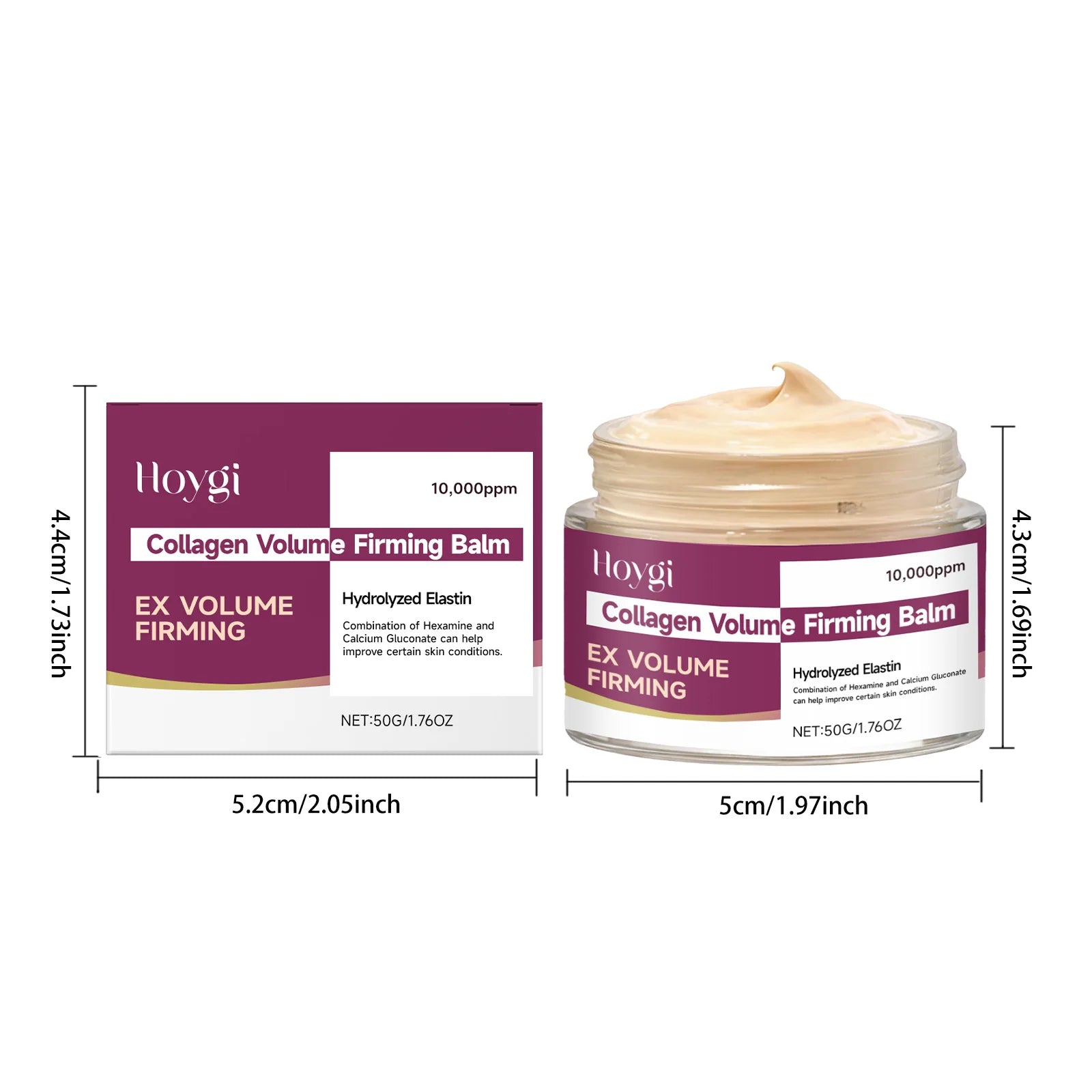 Calcium Collagen Firming Face Cream Skin Tightening Hydration Smooth Texture Lifting & Elasticity Face Cream for Sagging Skin Qme