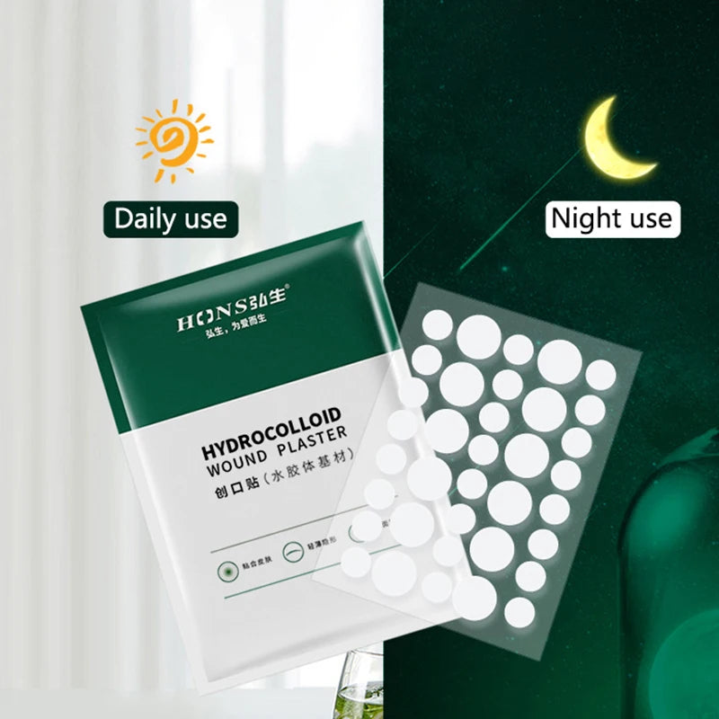 Face Skin Care Invisible Acne Patches Removal Pimple Hydrocolloid Qme