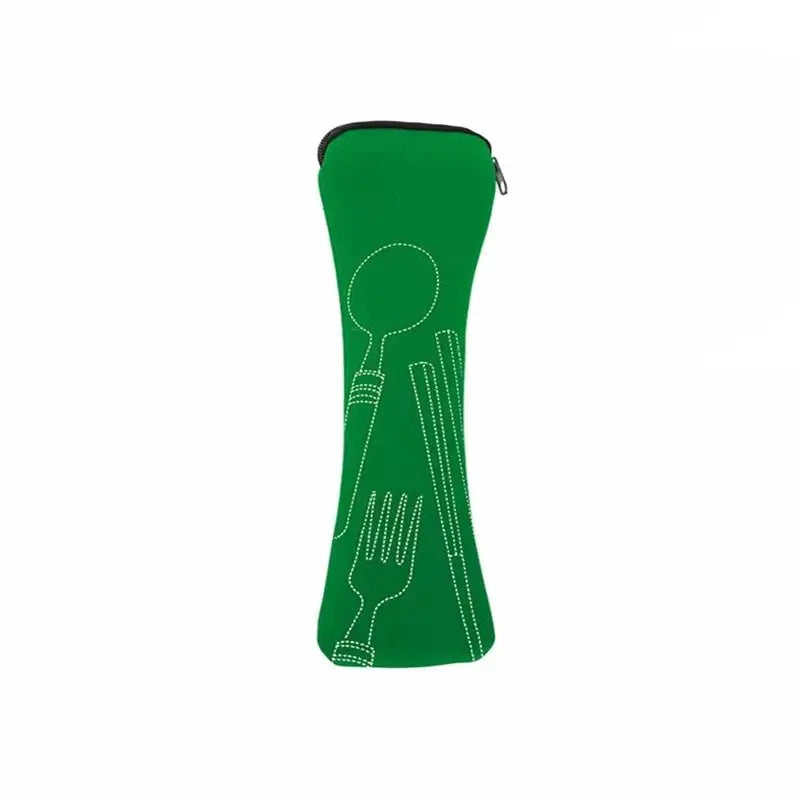 Outdoor Camping Kitchen Home Storage Bags Only Bag Tableware Portable Qme Green
