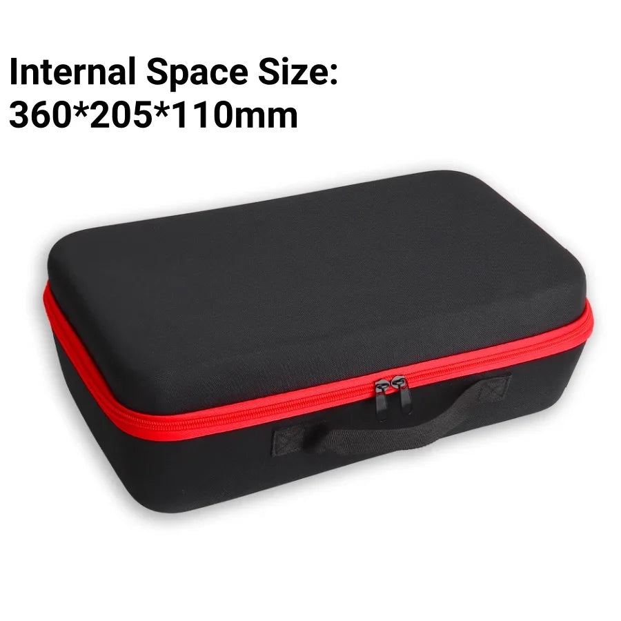 3-size Large Capacity Tools Bag Electric Drilling Tool Shockproof Bag Portable Outdoor Electrician Hardware Tool Waterproof Bag Qme Red - XL