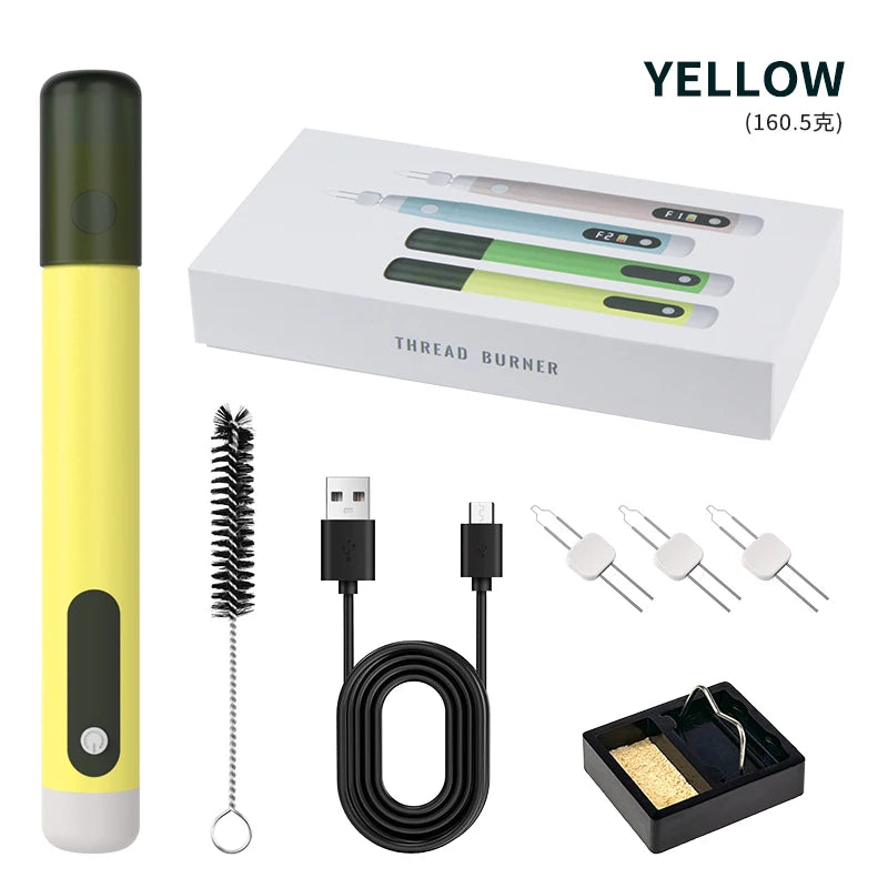 Handheld Soldering Wax Pen Beading Quick Wire Burning Heat Jewelry Qme YELLOW