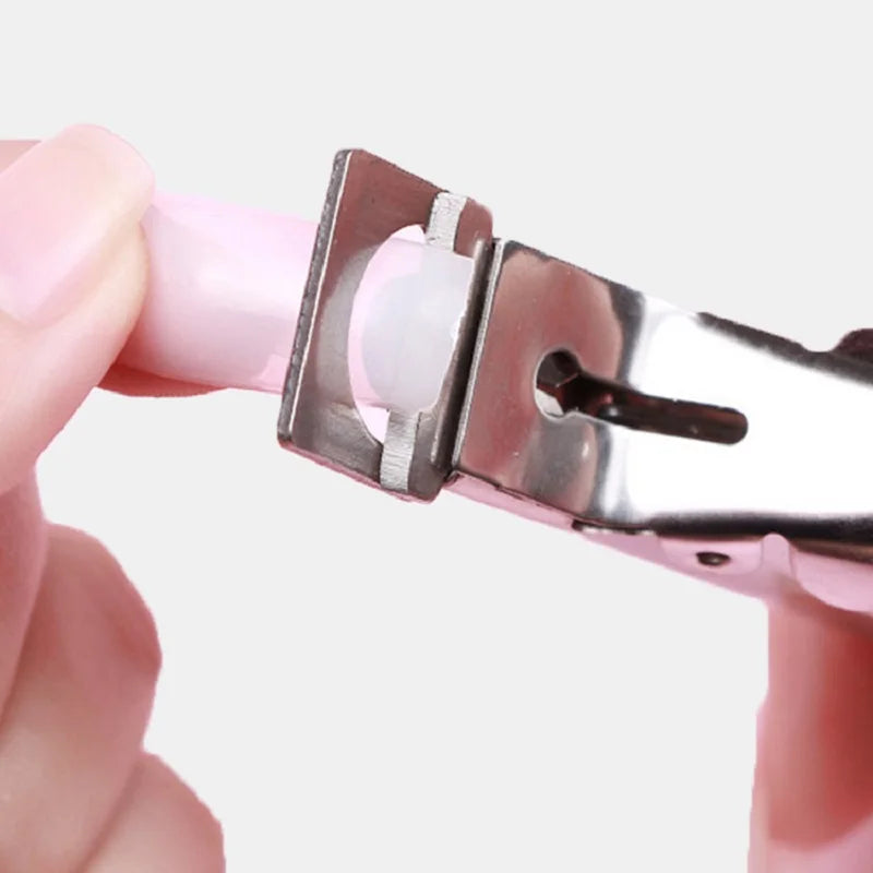 Fake Nail Cutter U Word False Tips Professional Clippers Straight Qme